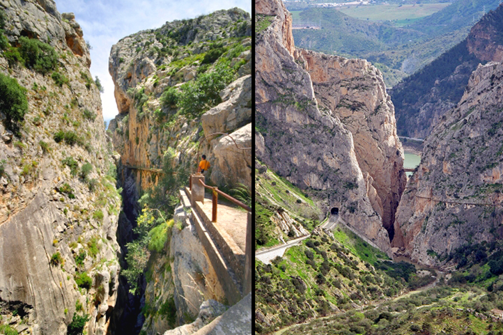 Gorge of the Gaitanes, El Chorro. Antequera